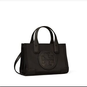 Tory Burch Ella Micro Tote Bag Black